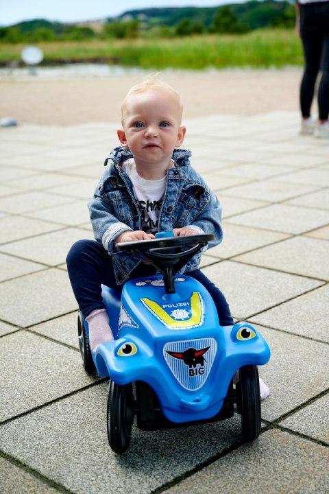 BIG Jeździk Pchacz Bobby Car Policja Dźwięk