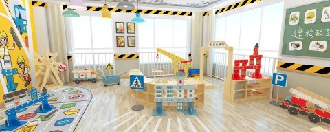 CLASSIC WORLD EDU Ogromne Klocki Konstrukcyjne Drewniane Zestaw Szpital Kościół Wieża 97 el.