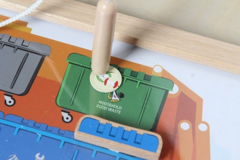 MASTERKIDZ Tablica Edukacyjna Segregacja Odpadów Montessori