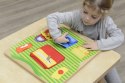 MASTERKIDZ Tablica Edukacyjna Trening Umiejętności Ubrania Montessori