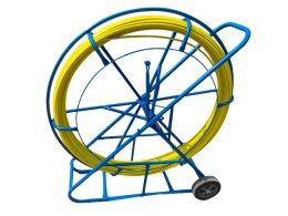 Pilot do przeciągania kabli z włókna szklanego FRP Ø9mm, 100m z kółkami Q-LANTEC