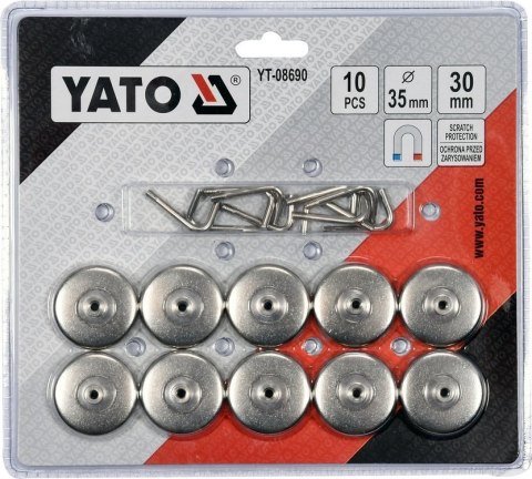 YATO ZESTAW HACZYKÓW MAGNETYCZNYCH 10SZT.
