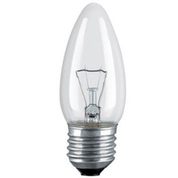 UN ŻARÓWKA WSTRZĄSOODPORNA PRZEŹROCZYSTA ŚWIECA 60W E-27