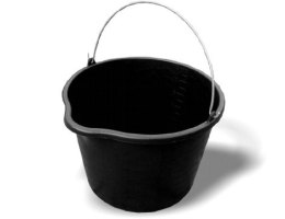 Inny WIADRO BUDOWLANE PLASTIKOWE Z LEJKIEM 15 LITRÓW