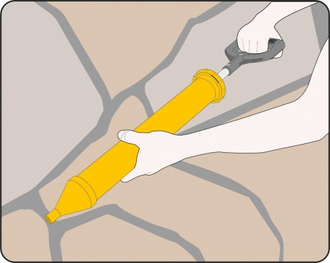 VOREL WYCISKACZ BUDOWLANY DYSZA FI20MM