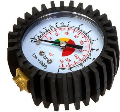 AIRPRESS MANOMETR DO PISTOLETU DO POMPOWANIA KÓŁ