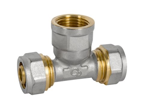 DIAMOND TRÓJNIK PEX-AL-PEX CHROM 3/4*20*20 DZIEWCZYNKA