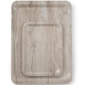 Taca do serwowania laminowana jasne drewno 430 x 330 mm - Hendi 508862