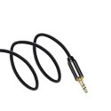 Uniwersalny kabel przewód mini jack AUX 3m czarny