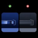 NBS ultra cienkie przezroczyste etui z metaliczną ramką do iPhone 12 Pro Max zielony