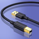 Kabel przewód USB Typ B do drukarki męski - USB 2.0 męski 480Mbps 1m czarny