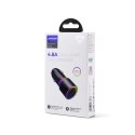 Samochodowa ładowarka 2x USB z podświetleniem 24W czarny