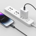 Kabel do iPhone z wyświetlaczem LED Lightning - USB-C 2.4A 1.2m czarny