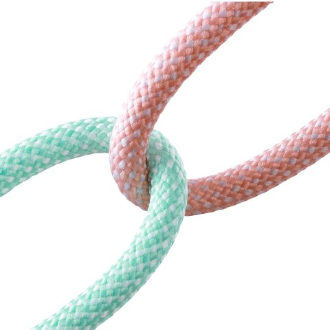 Kabel przewód Multi-Color Series USB-A - USB-C 100W szybki transfer 1m różowy