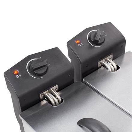 Tristar Tristar | FR-6937 | Podwójna frytownica | Moc 2 x 1800 W | Pojemność 6 L