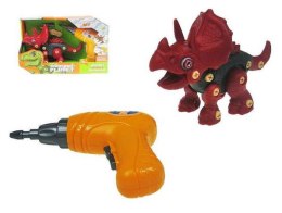 ND17_ZB-139996 Dinozaur do skręcania 20cm z wiertarką RS009-3