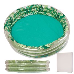 KX4913 Basen dmuchany dla dzieci 3 komory 150cm liście