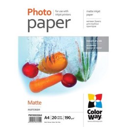 ColorWay ColorWay | 190 g/m² | A4 | Matowy papier fotograficzny