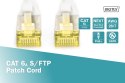 Digitus Digitus | CAT 6a | Kabel krosowy | Skrętka ekranowana (SFTP) | Męski | RJ-45 | Męski | RJ-45 | Szary | 0,5 m