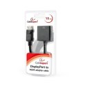 Cablexpert Adapter wideo Cablexpert | 19-pinowe HDMI typu A | żeńskie | 20-pinowe DisplayPort | męskie | czarne | 0,1 m