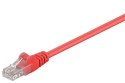 Goobay Goobay | CAT 5e | Kabel sieciowy | Skrętka nieekranowana (UTP) | Męski | RJ-45 | Męski | RJ-45 | Czerwony | 1,5 m