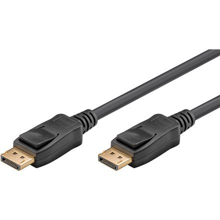 Goobay Goobay | Kabel DisplayPort | Męski | 20 pin DisplayPort | Męski | 20 pin DisplayPort | 2 m | Czarny