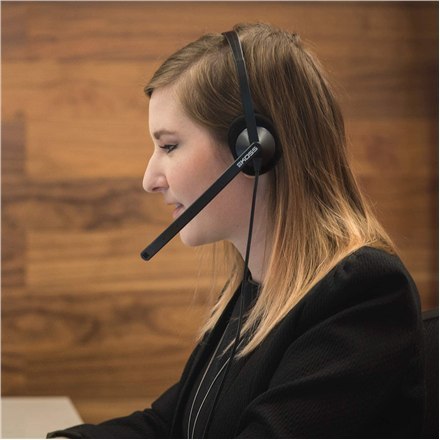 Koss Koss | CS200i | Słuchawki komunikacyjne | Przewodowe | Nauszne | Mikrofon | Redukcja szumów | Czarny