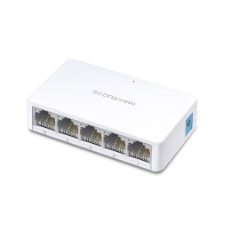 Mercusys Mercusys | Switch | MS105 | Niezarządzany | Desktop | Ilość portów 10/100 Mbps (RJ-45) 5 | Ilość portów 1 Gbps (RJ-45) | Ilość p