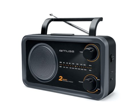 Muse Muse | M-06DS | AUX in | Grey | 2-zakresowe radio przenośne