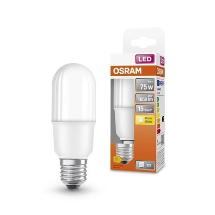 Osram Osram Parathom Stick LED FR 75, nieściemniająca 9W/827 lampa LED E27 | Ciepły biały
