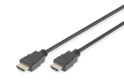 Digitus Digitus | HDMI High Speed with Ethernet | Męski | 19-pinowy HDMI typ A | Męski | 19-pinowy HDMI typ A | 3 m | Czarny