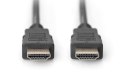Digitus Digitus | HDMI High Speed with Ethernet | Męski | 19-pinowy HDMI typ A | Męski | 19-pinowy HDMI typ A | 3 m | Czarny