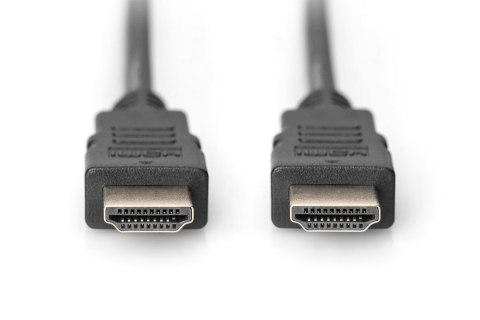 Digitus Digitus | HDMI High Speed with Ethernet | Męski | 19-pinowy HDMI typ A | Męski | 19-pinowy HDMI typ A | 3 m | Czarny