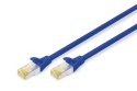 Digitus Digitus | CAT 6a | Kabel krosowy | Skrętka ekranowana (SFTP) | Męski | RJ-45 | Męski | RJ-45 | Niebieski | 0,5 m