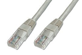 Digitus Digitus | CAT 5e | Kabel krosowy | Skrętka nieekranowana (UTP) | Męski | RJ-45 | Męski | RJ-45 | Szary | 10 m