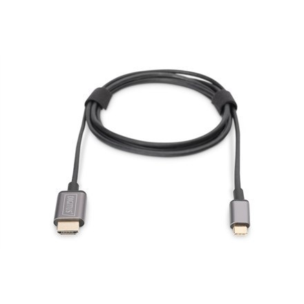 Digitus Kabel adaptera wideo Digitus | 19-pinowy HDMI typu A | męski | 24-pinowy USB-C | męski | czarny | 1,8 m