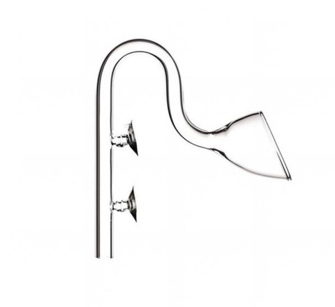 Deep Aqua Szklany Wylot Kielich 13mm(Wąż 12-16mm)