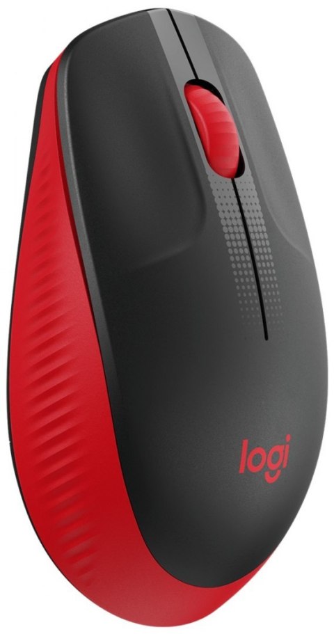 Logitech Logitech | Mysz pełnowymiarowa | M190 | Bezprzewodowa | USB | Czerwona