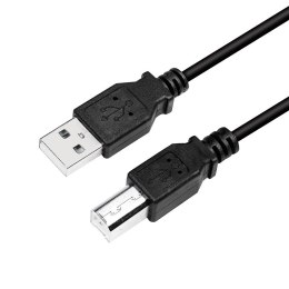 Logilink Logilink | Kabel USB | Męski | 4-pinowy USB Typ B | Męski | Czarny | 4-pinowy USB Typ A | 5 m