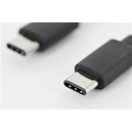 Digitus Digitus | Kabel USB-C | Męski | 24-pinowy USB-C | Męski | Czarny | 24-pinowy USB-C | 1 m