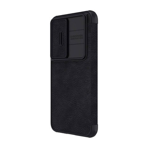 Etui Nillkin Qin Leather Pro do SAMSUNG S23+ (czarne)