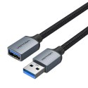 Kabel USB-A 3.0 A męski do żeński Vention CBLHF 1m