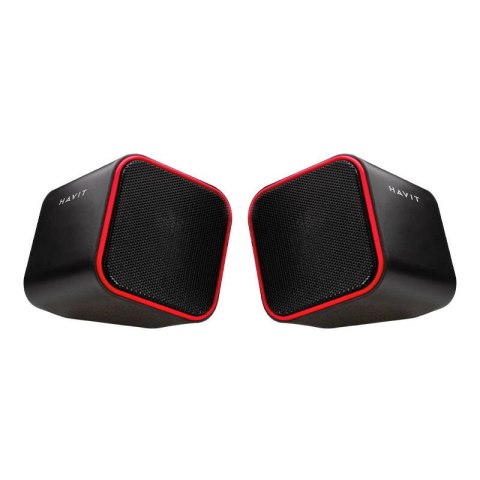 Głośnik USB 2.0 Havit HV-SK473 (Czarno-Czerwone)
