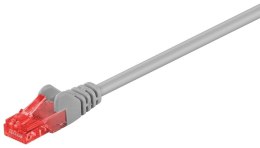 Goobay Goobay | CAT 6 | Kabel sieciowy | Skrętka nieekranowana (UTP) | Męski | RJ-45 | Męski | RJ-45 | Szary | 0,25 m