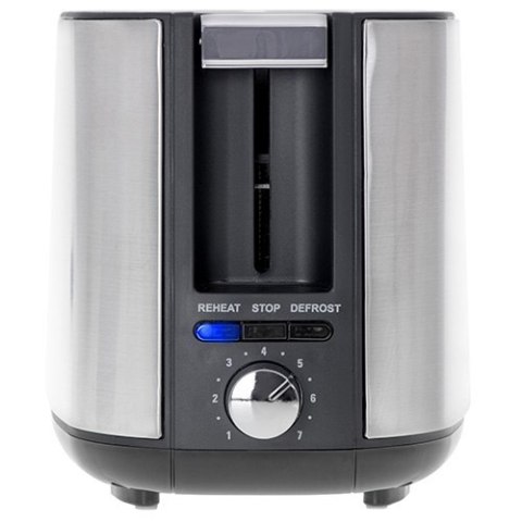 Adler Adler | AD 3214 | Toster | Moc 750 W | Liczba gniazd 2 | Materiał obudowy Stal nierdzewna | Srebrny