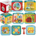 WOOPIE BABY Wielofunkcyjna Kostka Aktywności Montessori 6w1 - 18m+