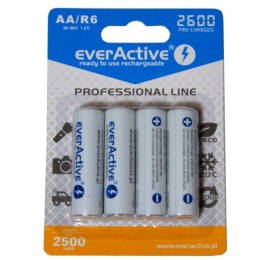 Bateria akumulator R6 PRO everActive 2550 mAh 4szt