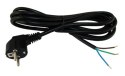 Kabel zasilający montażowy z wtykiem kątowym 10m c