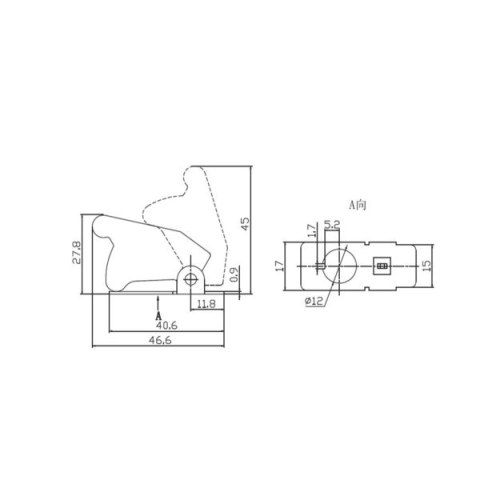 Nakładka na przełącznik typu KN niebieska