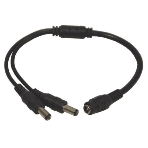 Rozgałęźnik zasilania DC 1gn./2wt. 2,1/5,5 25cm